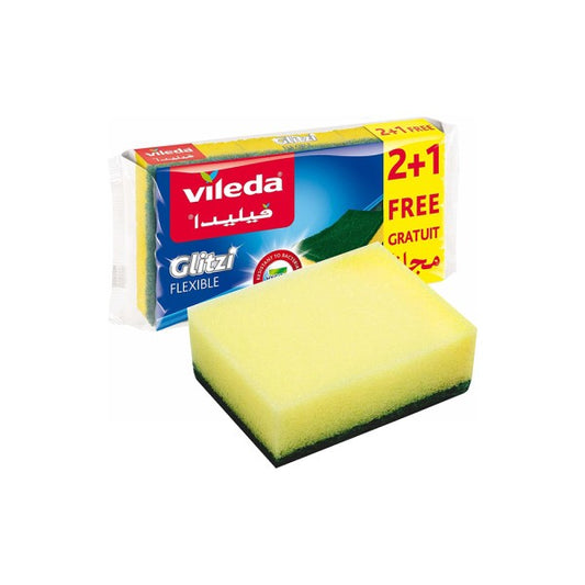 Vileda Glitzi Sponge- 3's